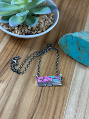Cotton Candy Bar Necklace
