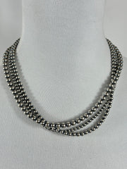 18" 3 Strand Sterling Pearls
