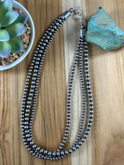 18" 3 Strand Sterling Pearls