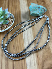 18" 3 Strand Sterling Pearls