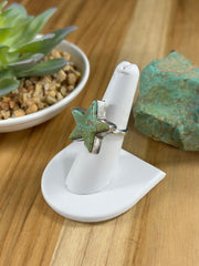 Kingman Turquoise Star Ring
