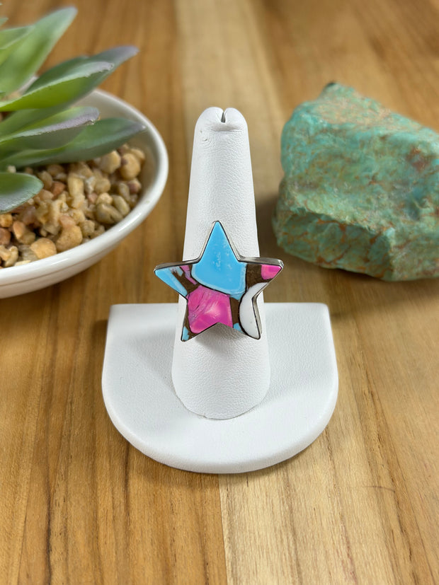 Cotton Cady Star Ring