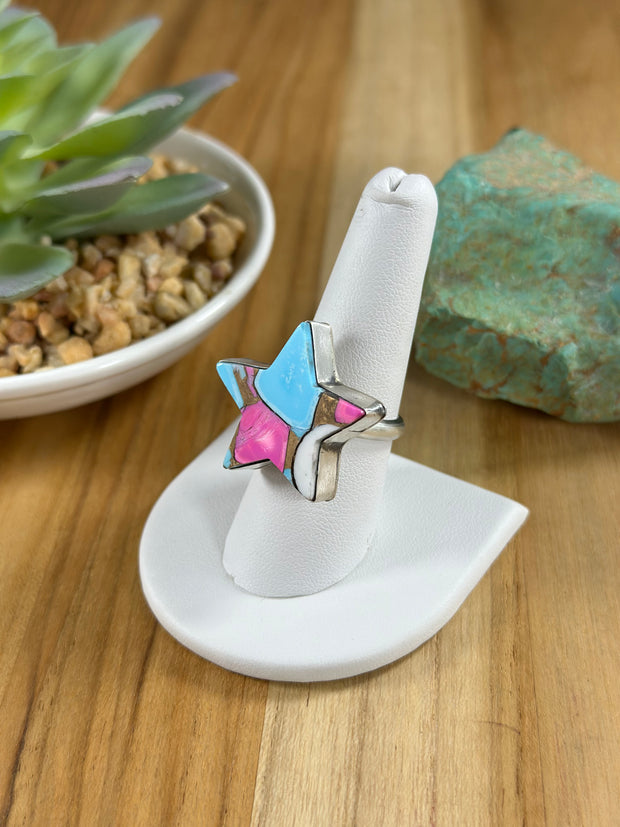 Cotton Cady Star Ring