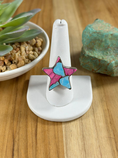 Cotton Candy Star Ring