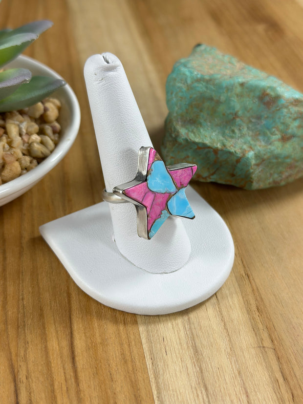 Cotton Candy Star Ring