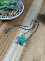 Kingman Turquoise Star Necklace