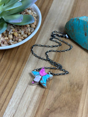 Cotton Candy Star Necklace