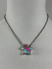 Cotton Candy Star Necklace