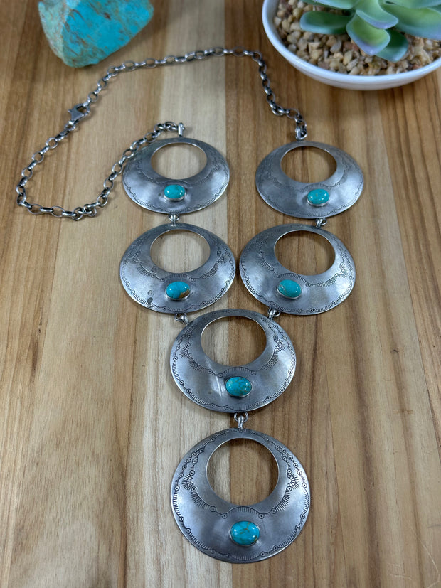 Kingman and Silver Necklace