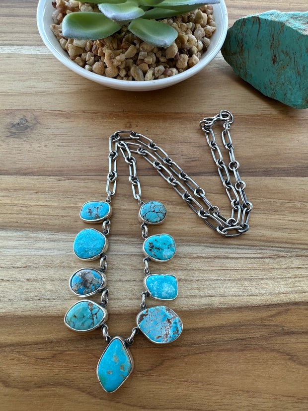 Frederico 9 Stone Necklace