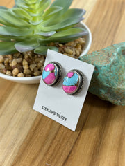 Cotton Candy Stud Earrings