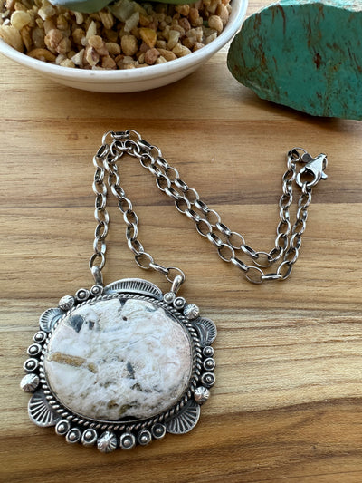 White Buffalo Necklace