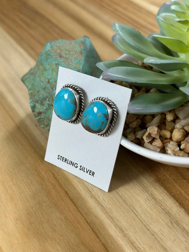 Kingman Oval Studs