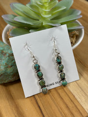 Kingman Turquoise Dangle Earrings