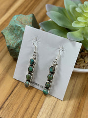 Kingman Turquoise Dangle Earrings
