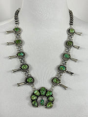 Sonoran Turquoise Squash Necklace + Earring Set