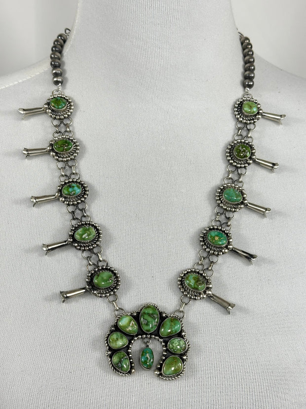 Sonoran Turquoise Squash Necklace + Earring Set