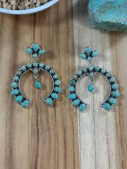 Kingman Turquoise Custer Earring