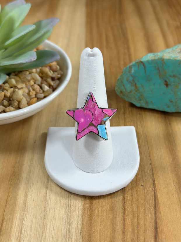 Cotton Candy Star Ring
