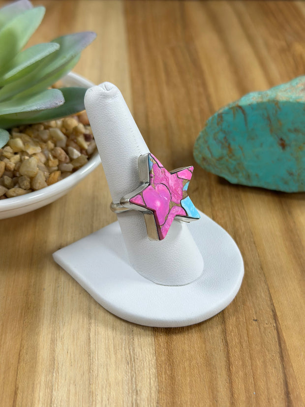 Cotton Candy Star Ring