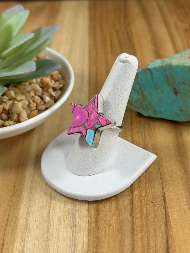 Cotton Candy Star Ring