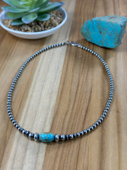 Kingman and Navajo Pearl Necklace