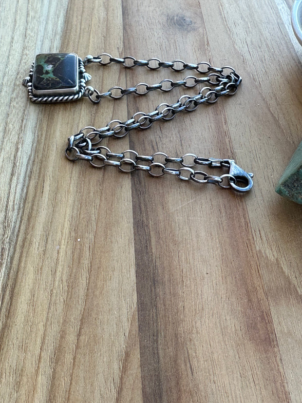 Black Jack Square Necklace