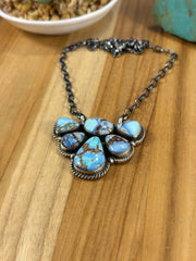 Golden Hills Cluster Necklace