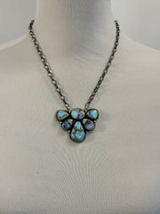 Golden Hills Cluster Necklace