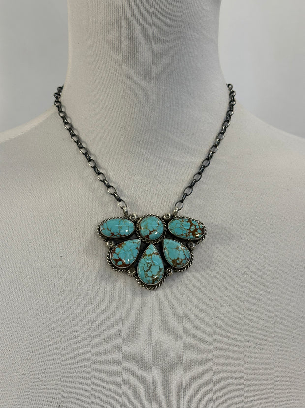 Number 8 Cluster Necklace