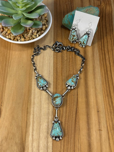 Kingman Necklace and Earrings Set