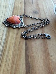 Spiny Oyster Heart Necklace