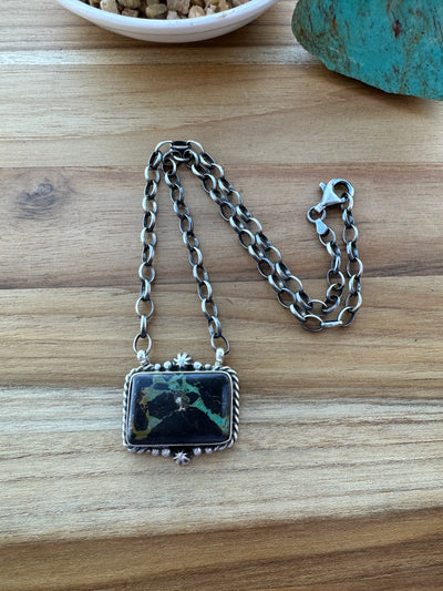 Black Jack Square Necklace