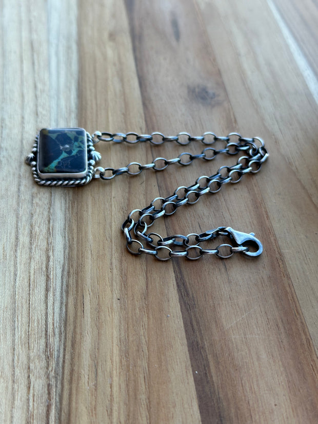 Black Jack Square Necklace