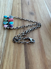 8 Stone Multicolor Necklace