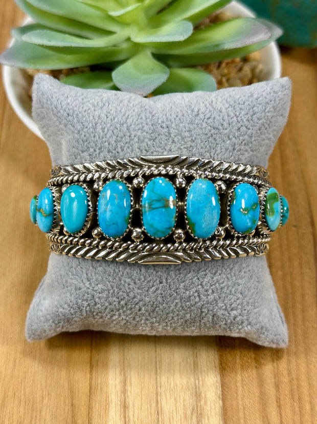 Sonoran Turquoise Row Cuff