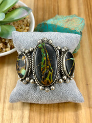 3 Stone  Black Jack Cuff