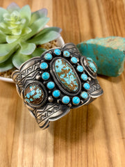 Royston & Sleeping Kingman Turquoise Cuff