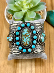 Royston & Sleeping Kingman Turquoise Cuff