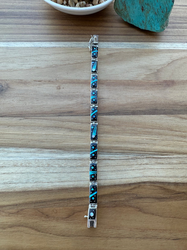 Inlay Link Bracelet