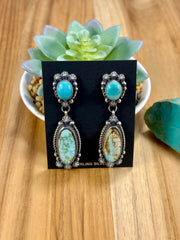Royston Squash Blossom Necklace & Earrings Set