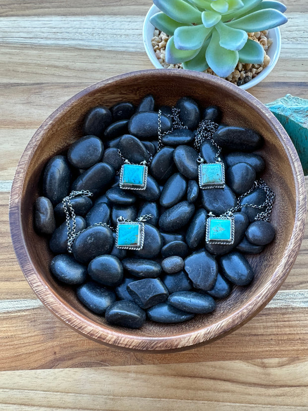 Kingman Square Necklace