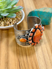 Red Spiny Cluster Cuff