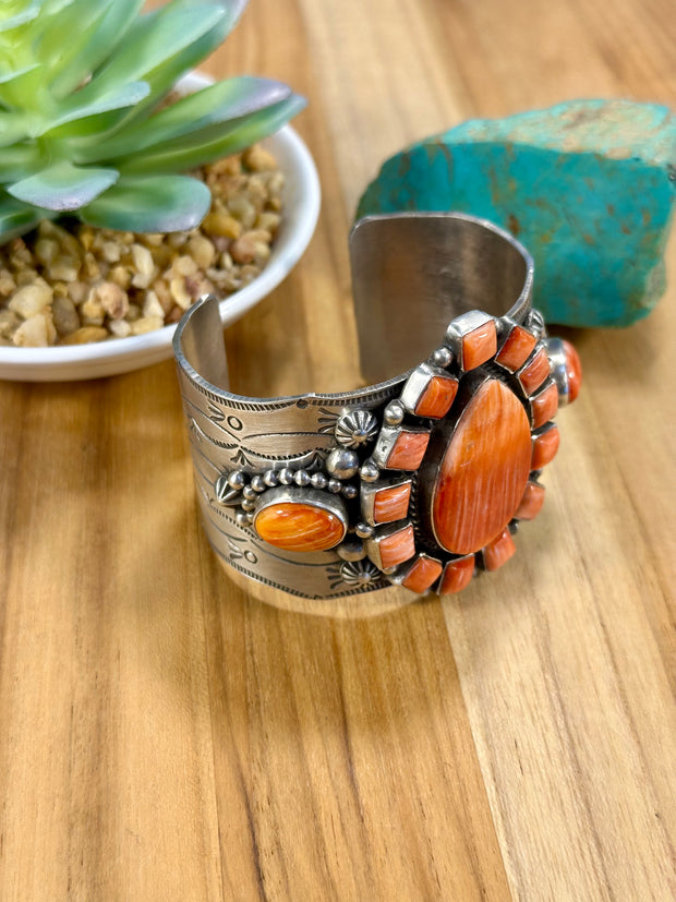 Red Spiny Cluster Cuff