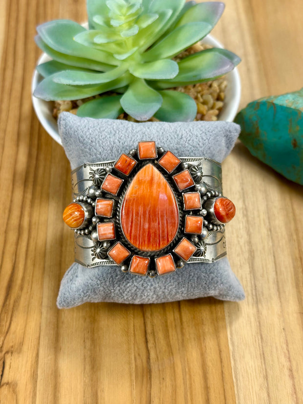Red Spiny Cluster Cuff
