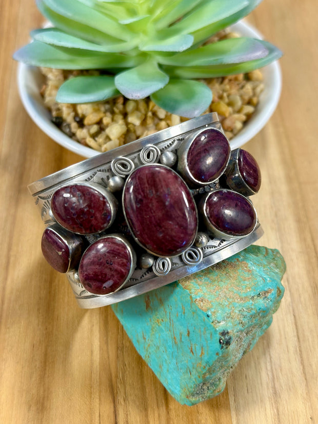 Purple Spiny Cluster Cuff