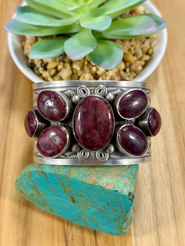 Purple Spiny Cluster Cuff