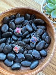 Dahlia Square Necklace