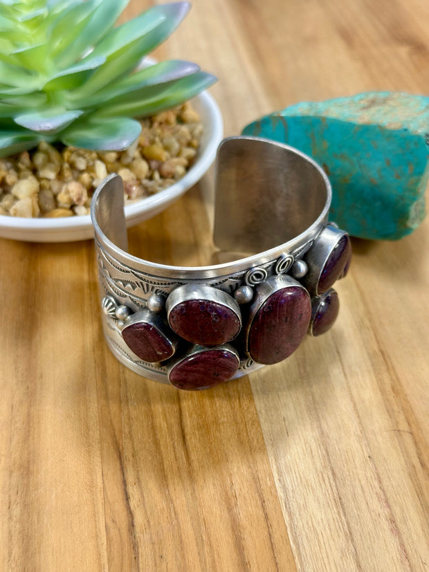 Purple Spiny Cluster Cuff