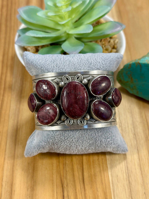 Purple Spiny Cluster Cuff